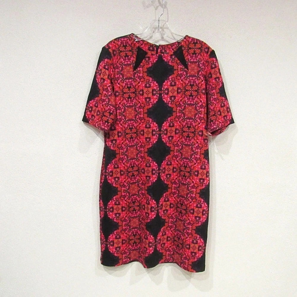 Taylor Geometric Mesh Insert Dress Size 14 EUC - Picture 1 of 3